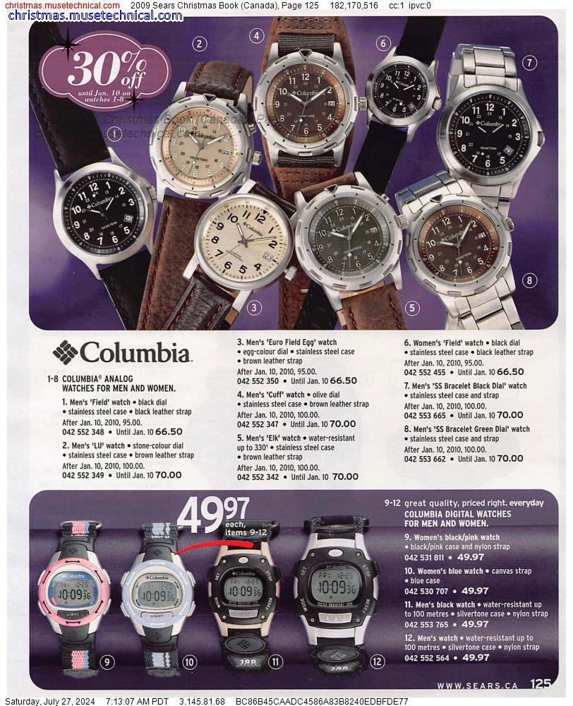 2009 Sears Christmas Book (Canada), Page 125