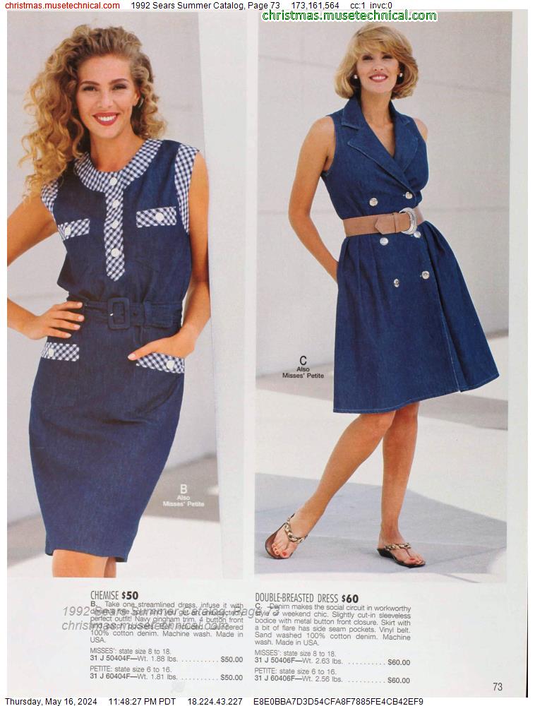 1992 Sears Summer Catalog, Page 73