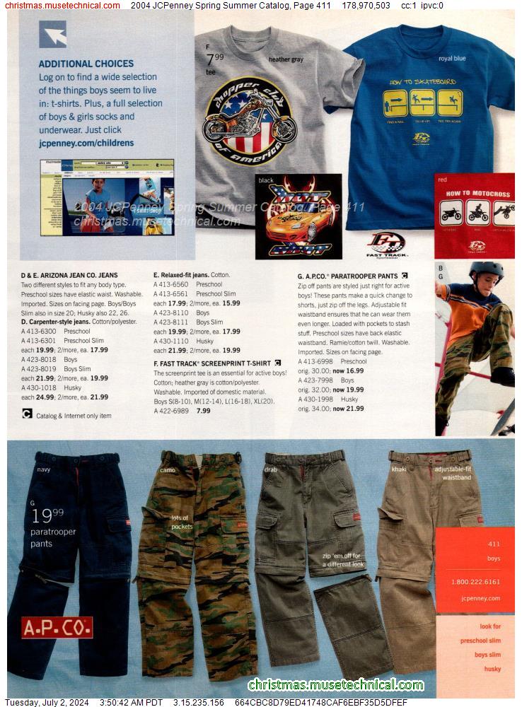 2004 JCPenney Spring Summer Catalog, Page 411