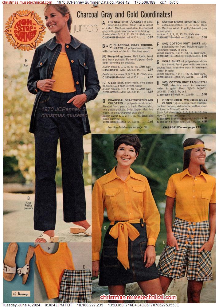 1970 JCPenney Summer Catalog, Page 42