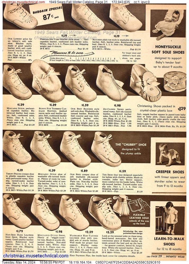 1949 Sears Fall Winter Catalog, Page 31