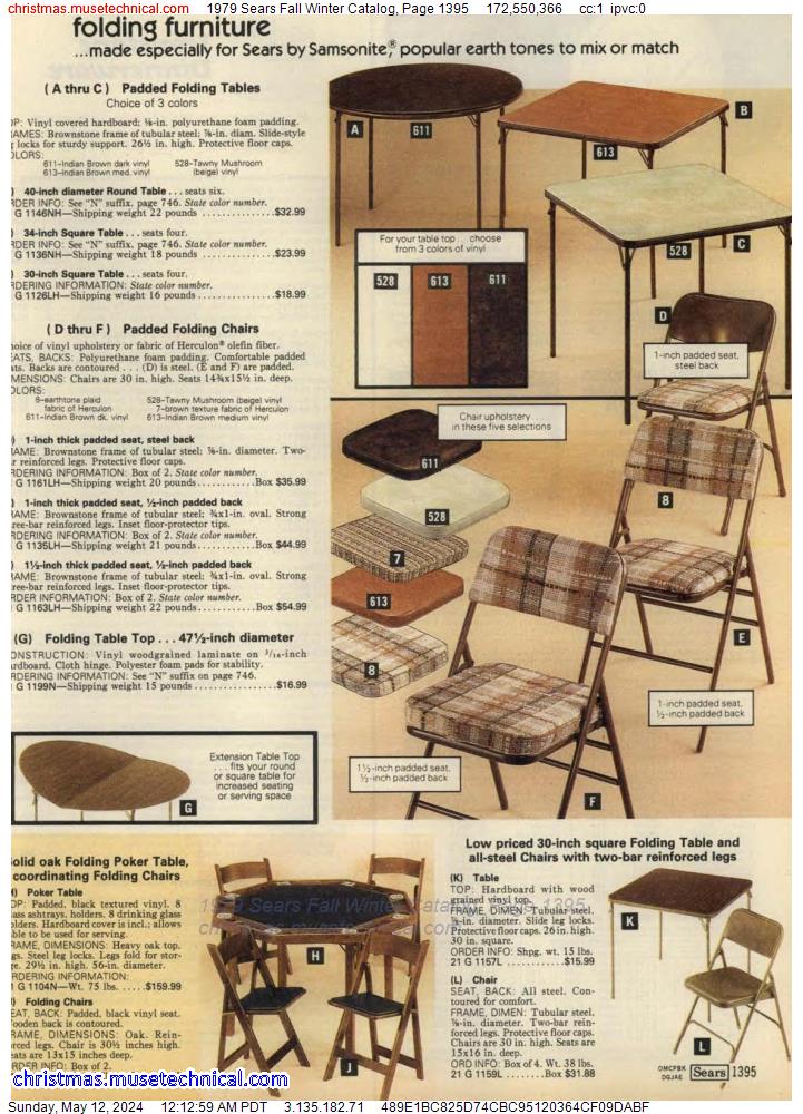 1979 Sears Fall Winter Catalog, Page 1395