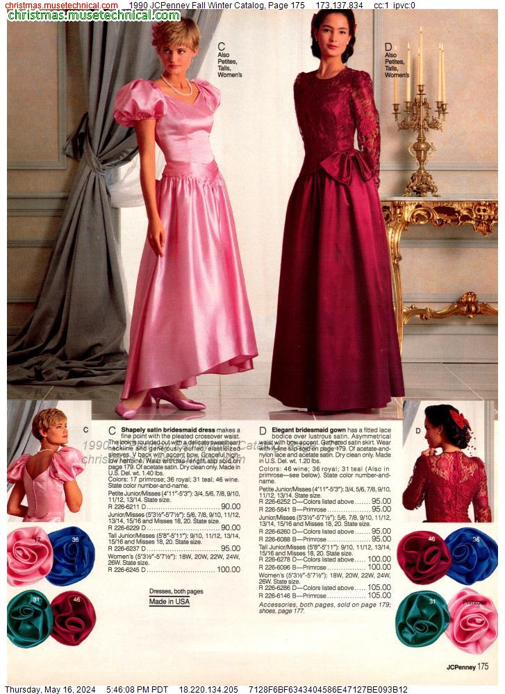 1990 JCPenney Fall Winter Catalog, Page 175