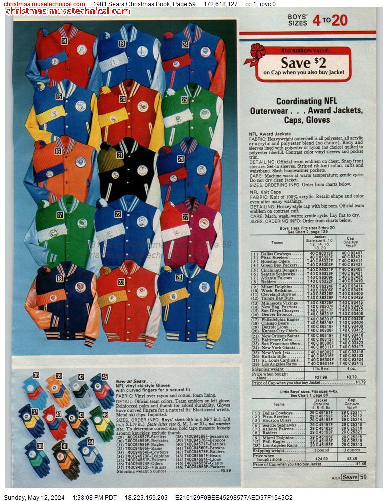 1981 Sears Christmas Book, Page 59
