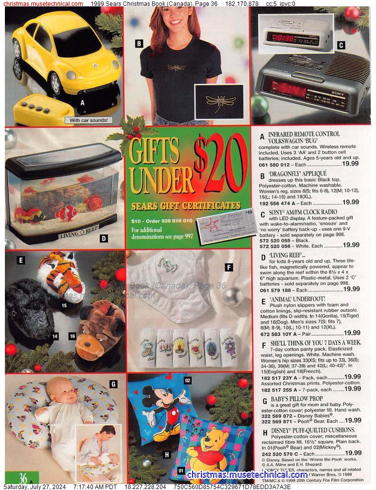 1999 Sears Christmas Book (Canada), Page 36
