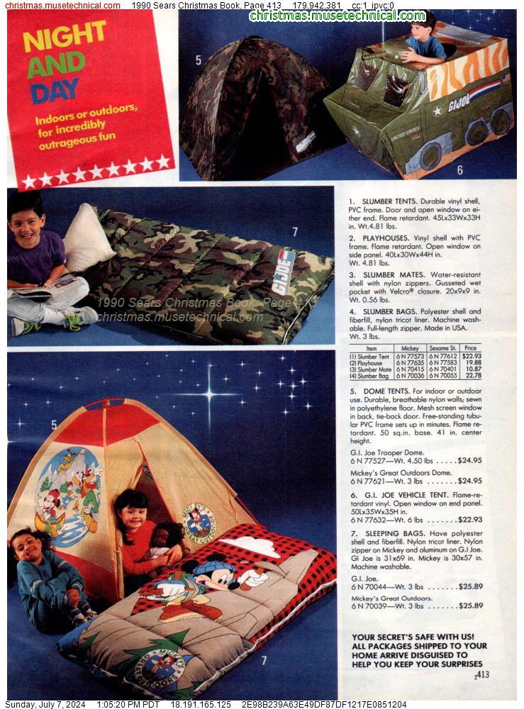 1990 Sears Christmas Book, Page 413