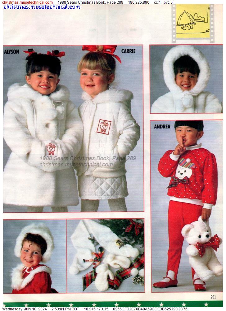 1988 Sears Christmas Book, Page 289