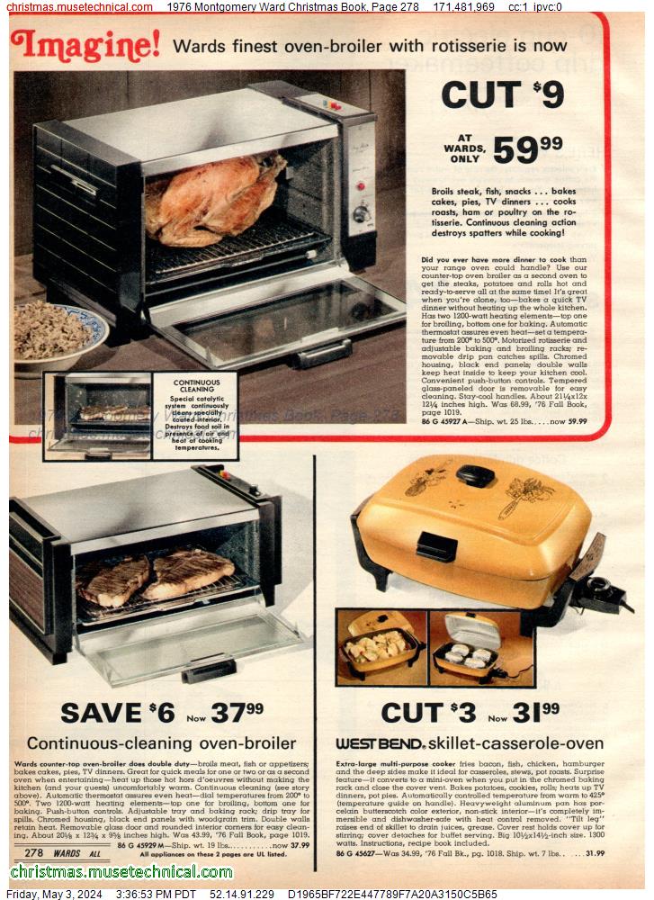 1976 Montgomery Ward Christmas Book, Page 278