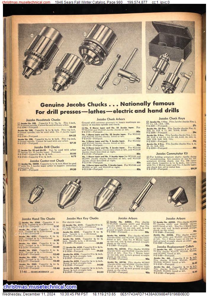 1946 Sears Fall Winter Catalog, Page 980