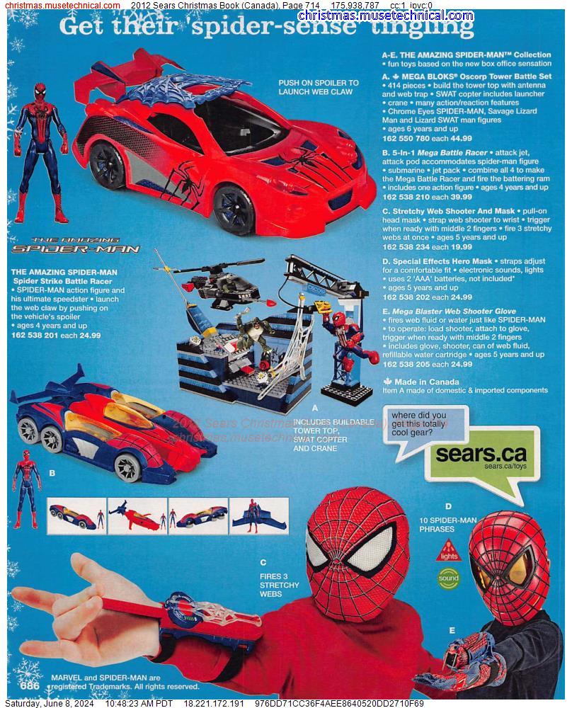 2012 Sears Christmas Book (Canada), Page 714