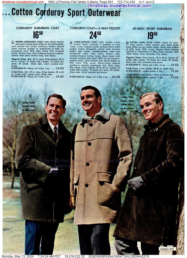 1963 JCPenney Fall Winter Catalog, Page 591