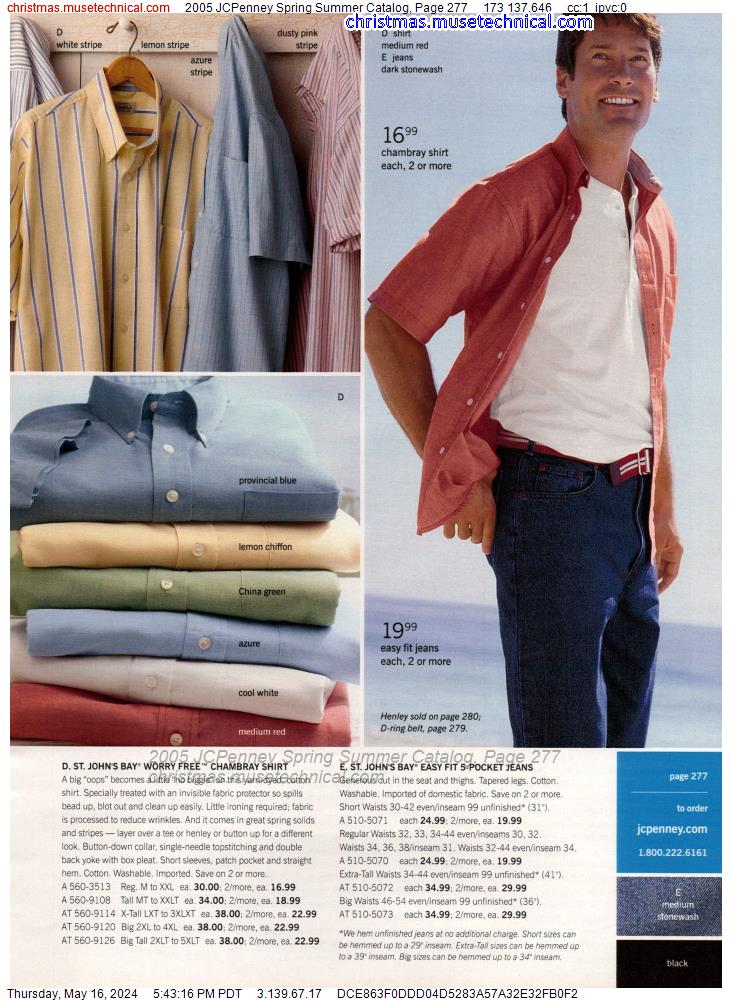 2005 JCPenney Spring Summer Catalog, Page 277
