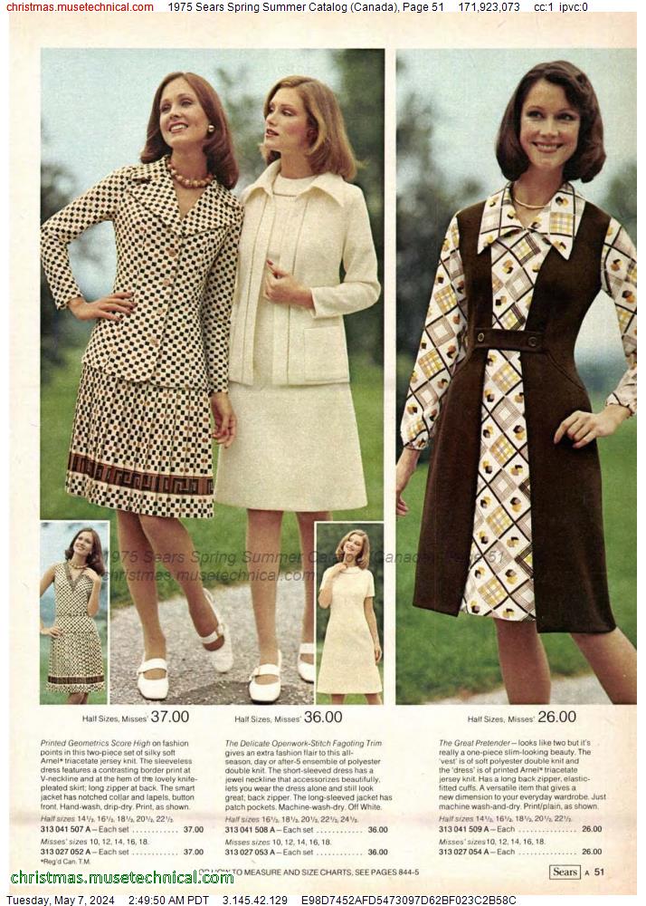 1975 Sears Spring Summer Catalog (Canada), Page 51