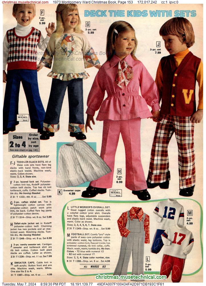 1973 Montgomery Ward Christmas Book, Page 153