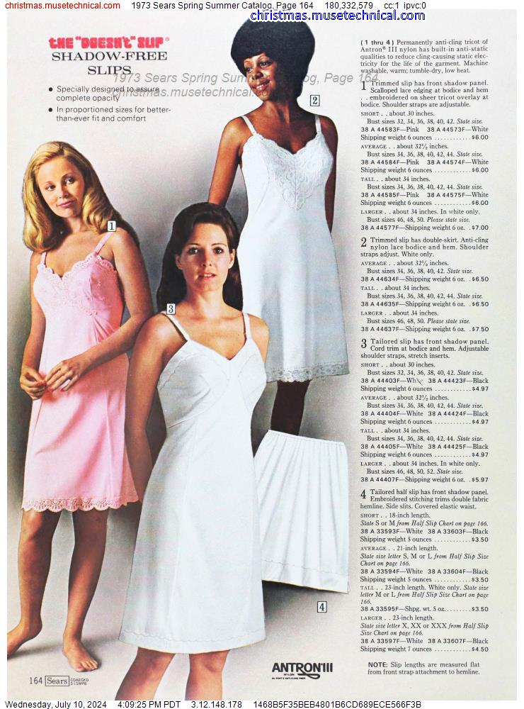 1973 Sears Spring Summer Catalog, Page 164