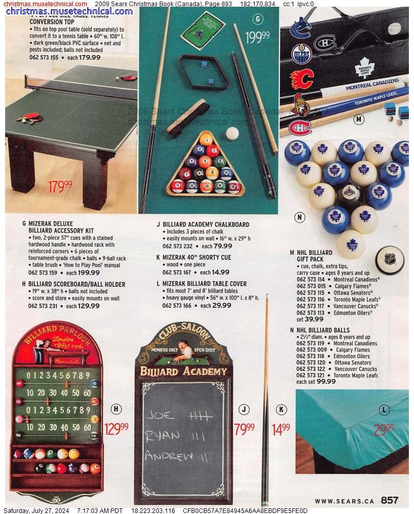 2009 Sears Christmas Book (Canada), Page 893