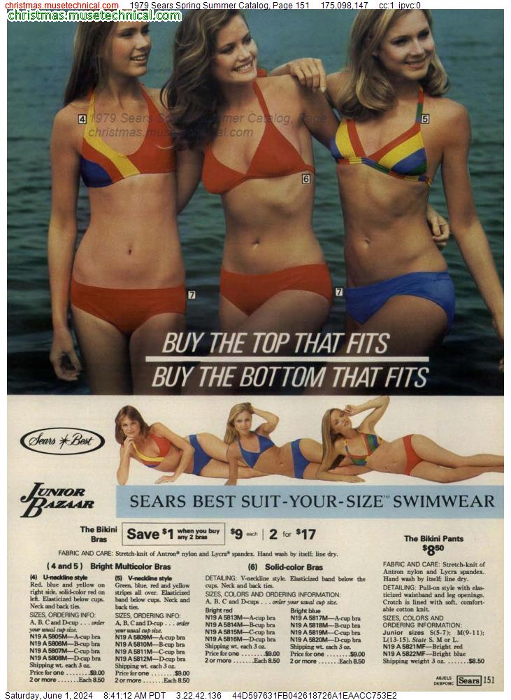 1979 Sears Spring Summer Catalog, Page 151