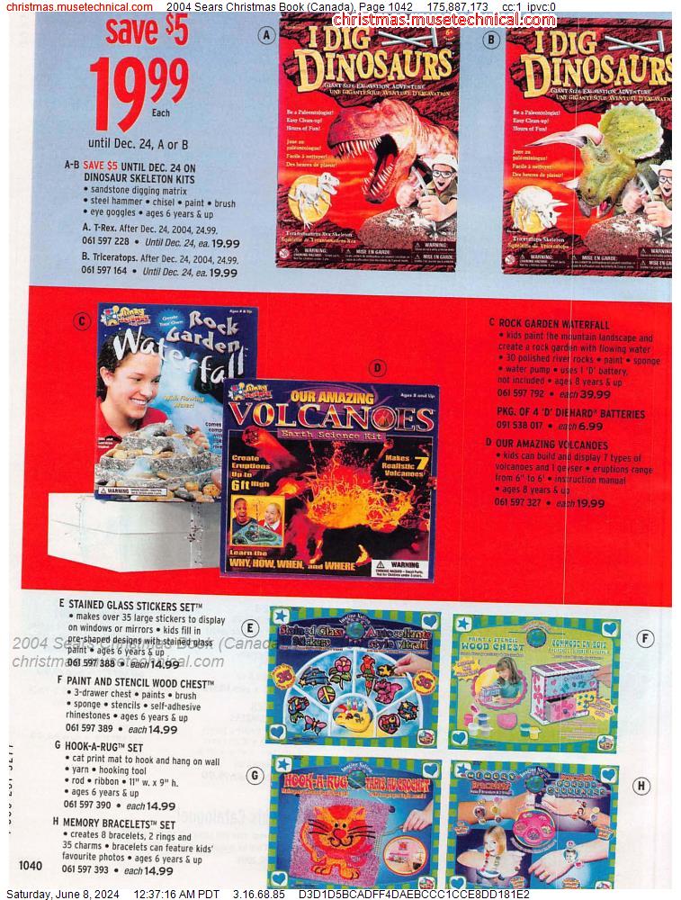 2004 Sears Christmas Book (Canada), Page 1042