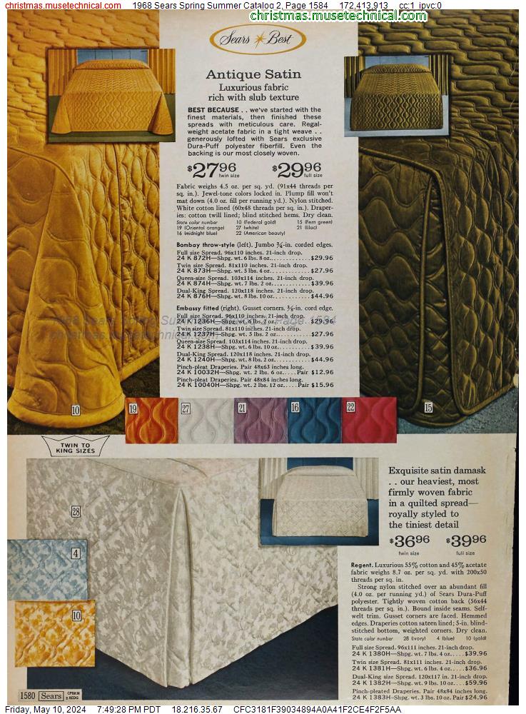 1968 Sears Spring Summer Catalog 2, Page 1584