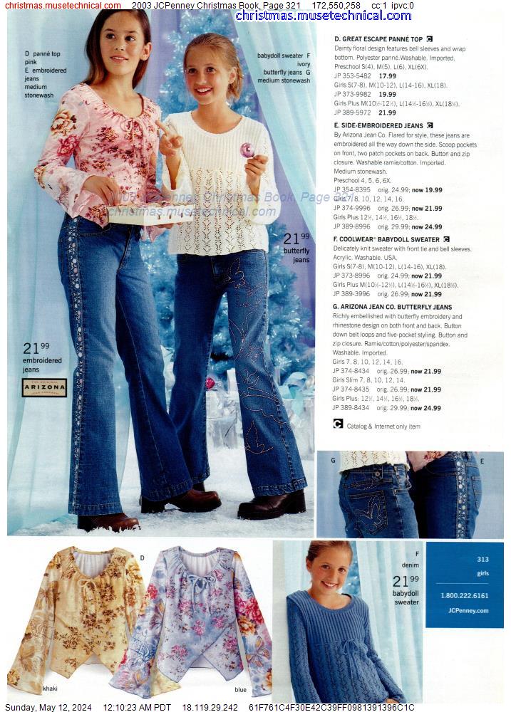 2003 JCPenney Christmas Book, Page 321
