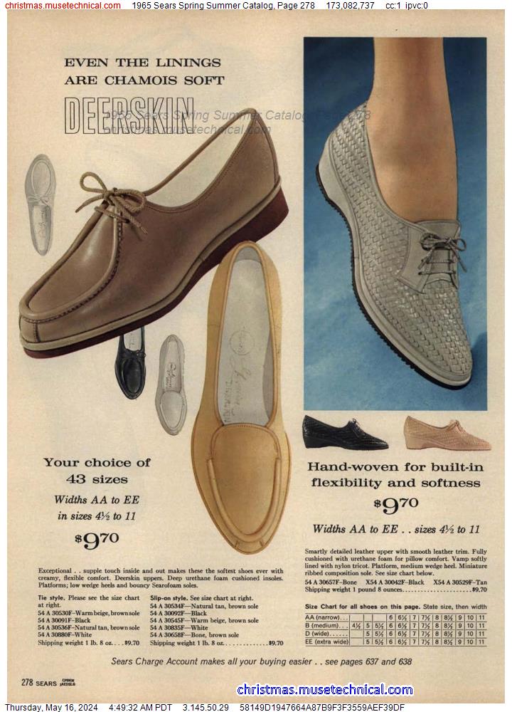1965 Sears Spring Summer Catalog, Page 278