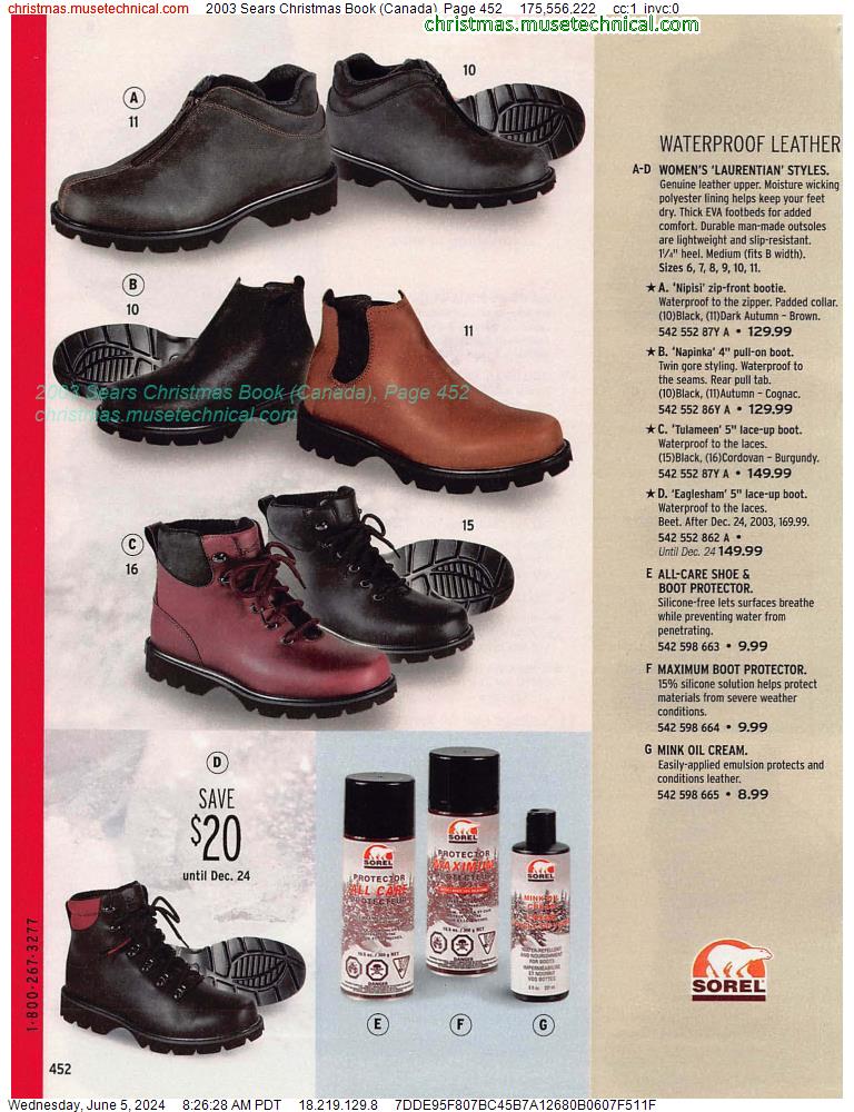 2003 Sears Christmas Book (Canada), Page 452