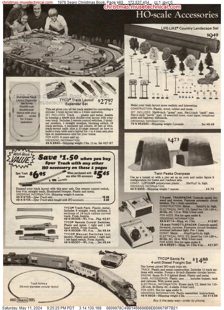 1976 Sears Christmas Book, Page 460