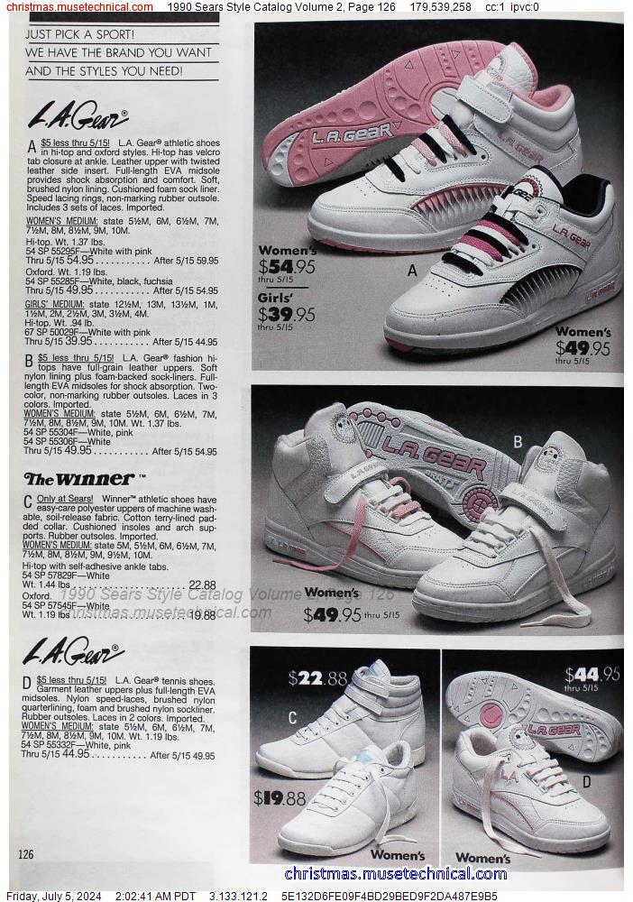 1990 Sears Style Catalog Volume 2, Page 126