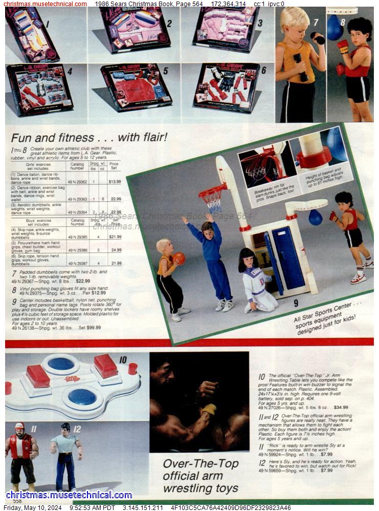 1986 Sears Christmas Book, Page 564