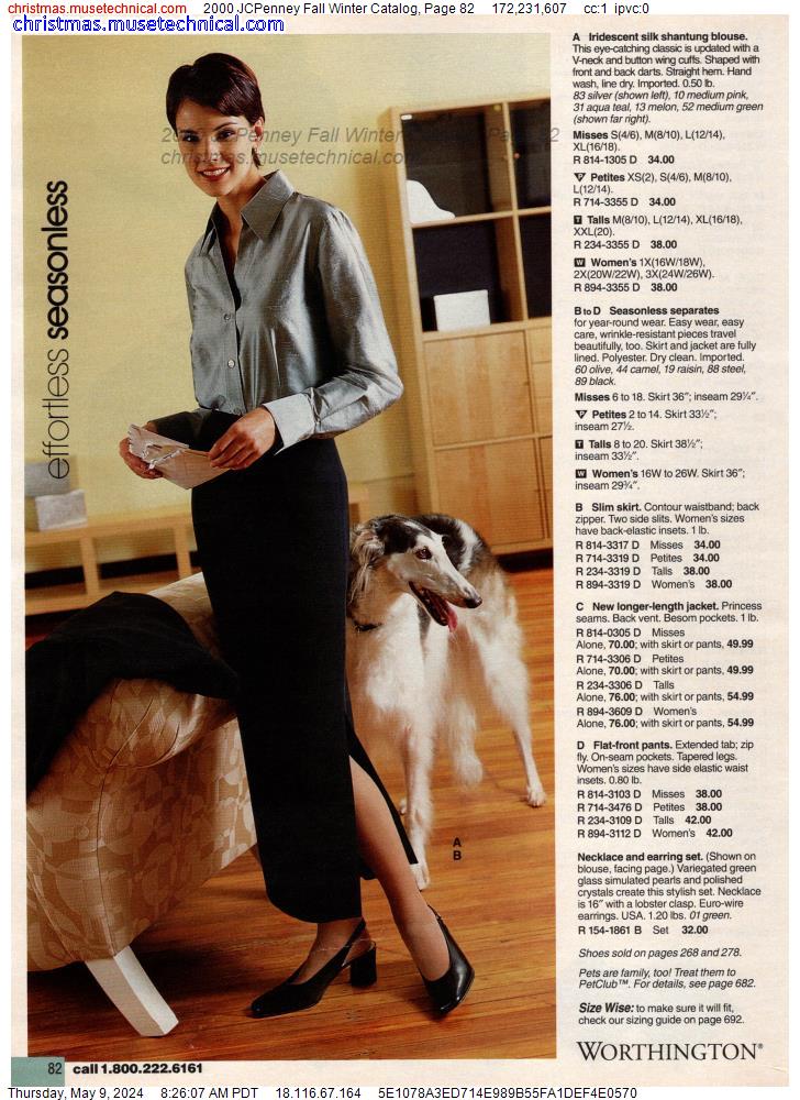 2000 JCPenney Fall Winter Catalog, Page 82