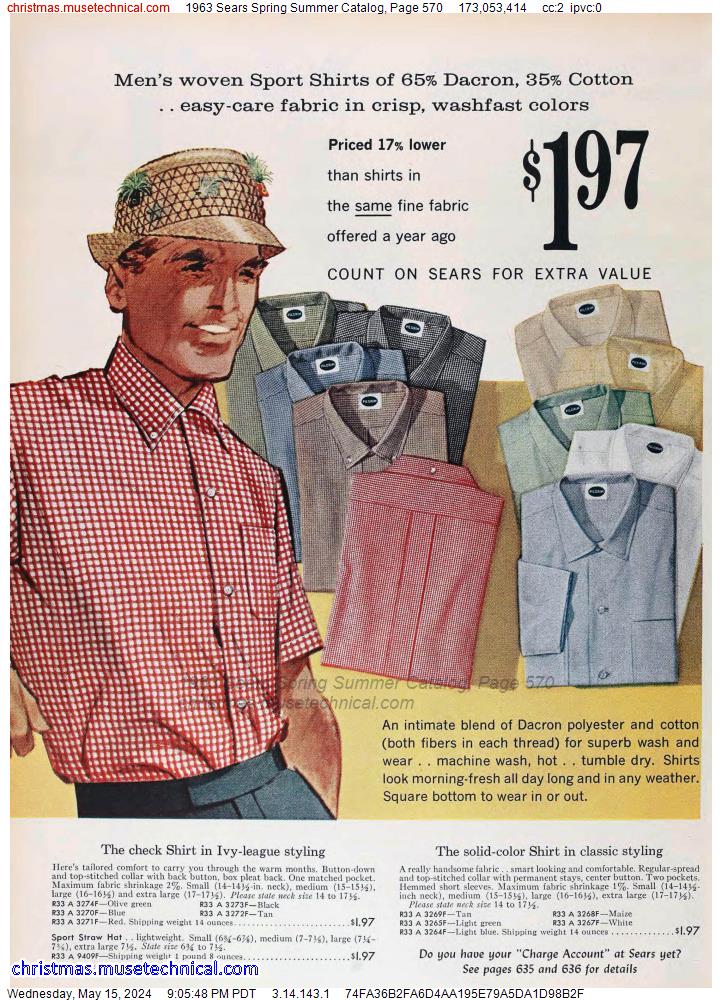 1963 Sears Spring Summer Catalog, Page 570