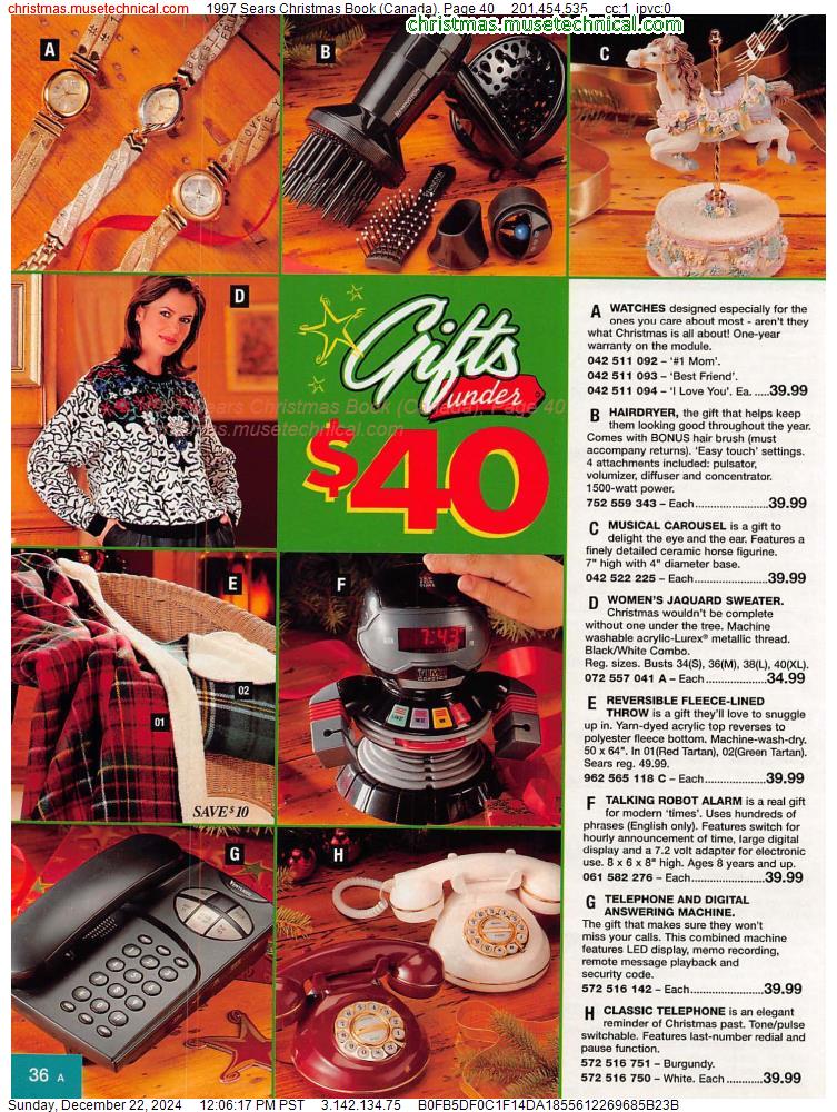 1997 Sears Christmas Book (Canada), Page 40