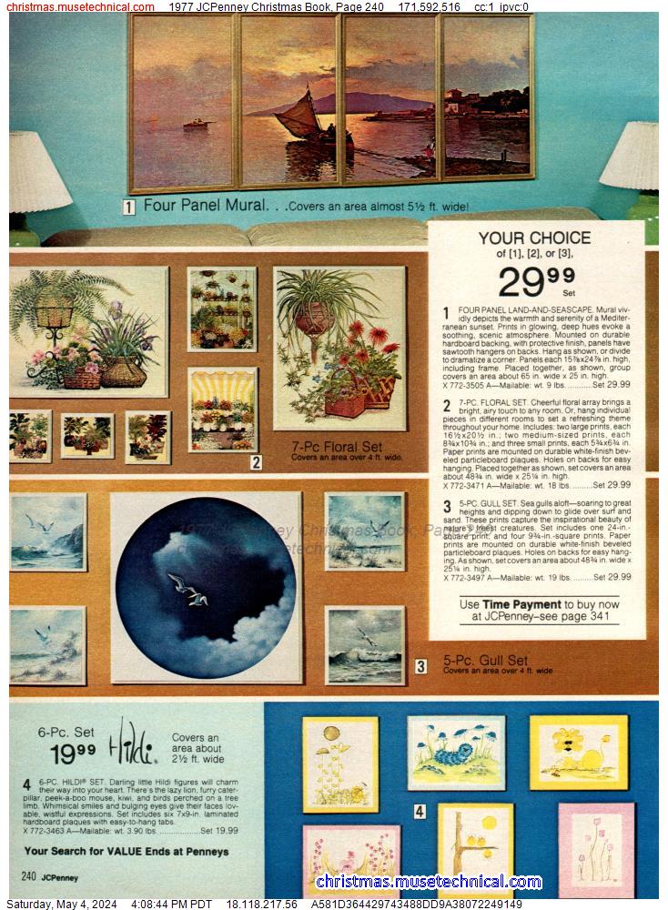 1977 JCPenney Christmas Book, Page 240