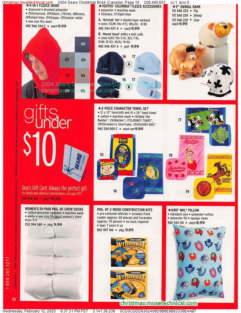 2004 Sears Christmas Book (Canada), Page 10