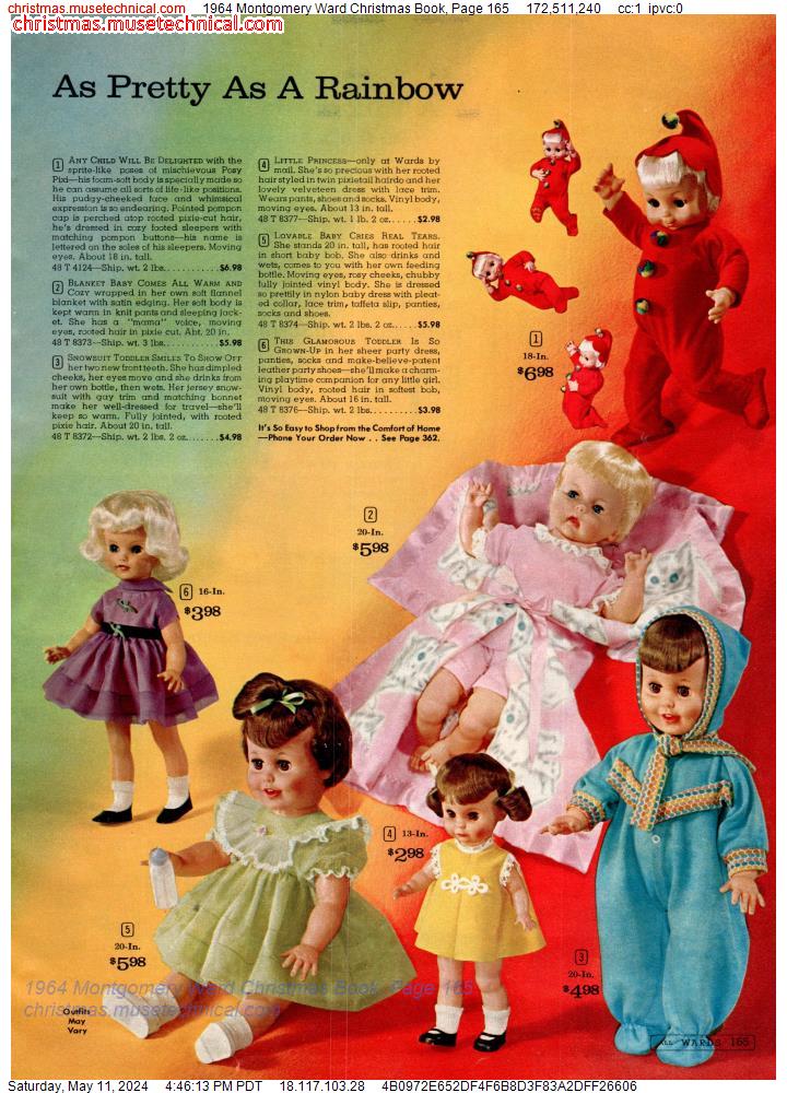 1964 Montgomery Ward Christmas Book, Page 165