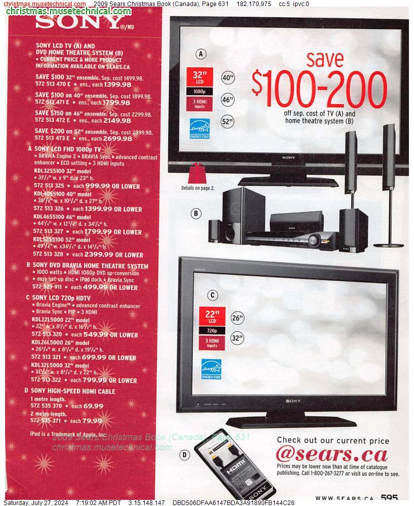 2009 Sears Christmas Book (Canada), Page 631