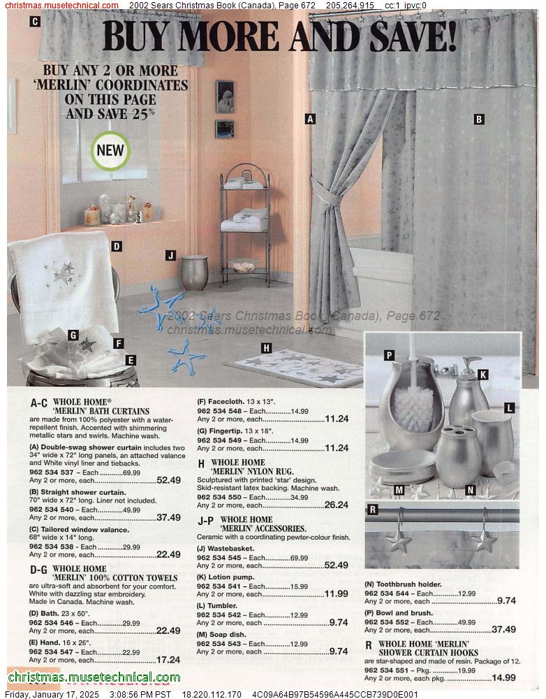 2002 Sears Christmas Book (Canada), Page 672