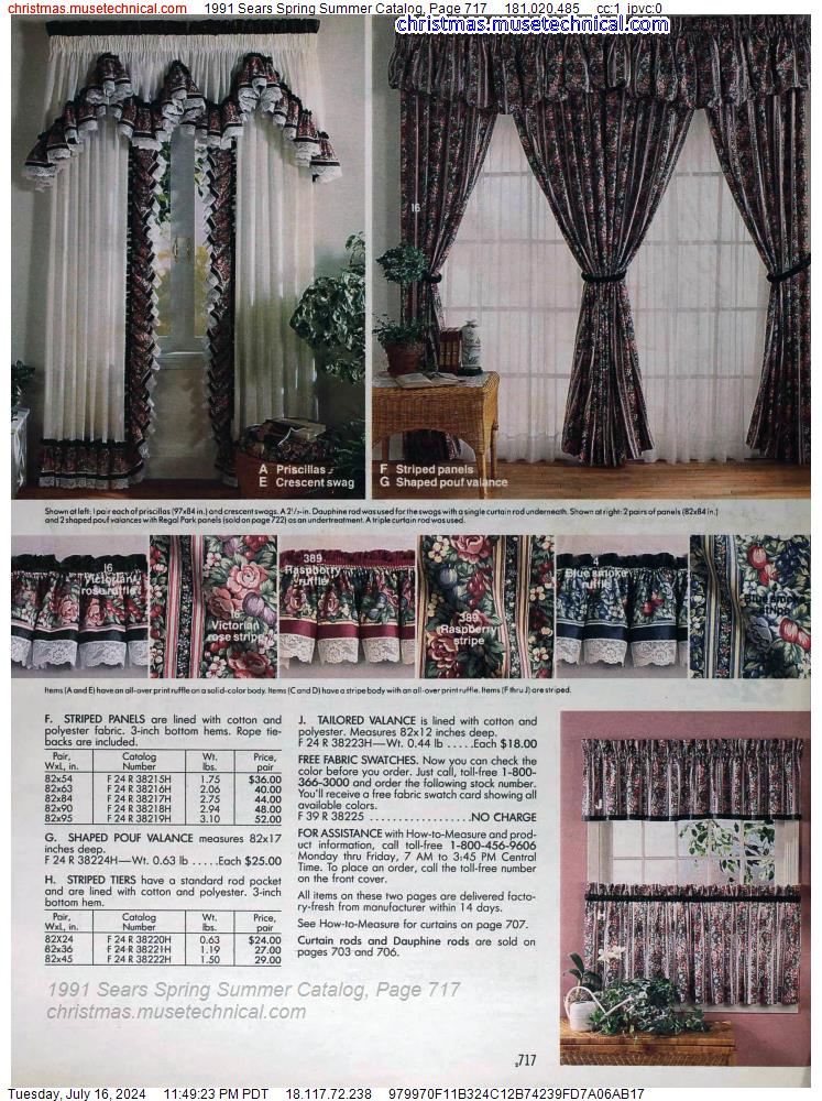 1991 Sears Spring Summer Catalog, Page 717
