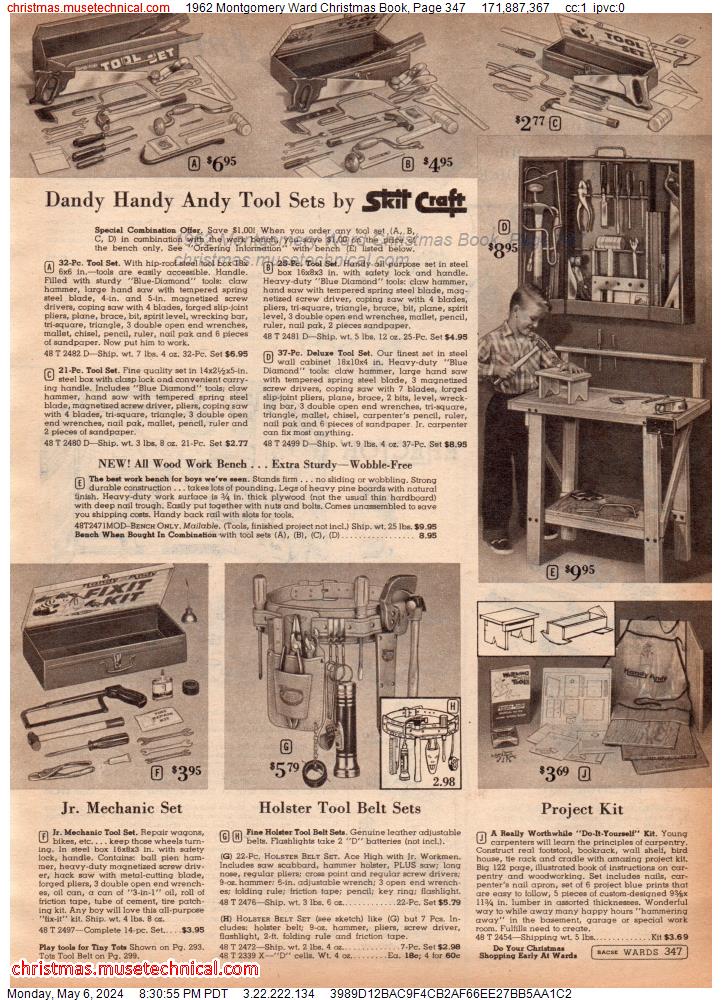 1962 Montgomery Ward Christmas Book, Page 347