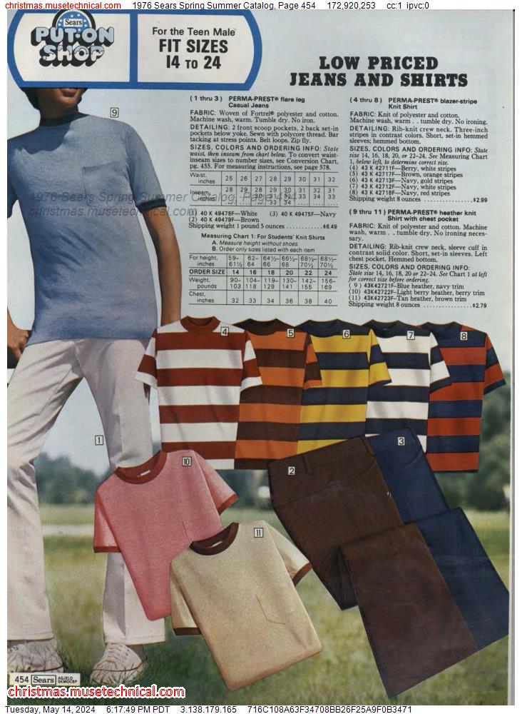 1976 Sears Spring Summer Catalog, Page 454