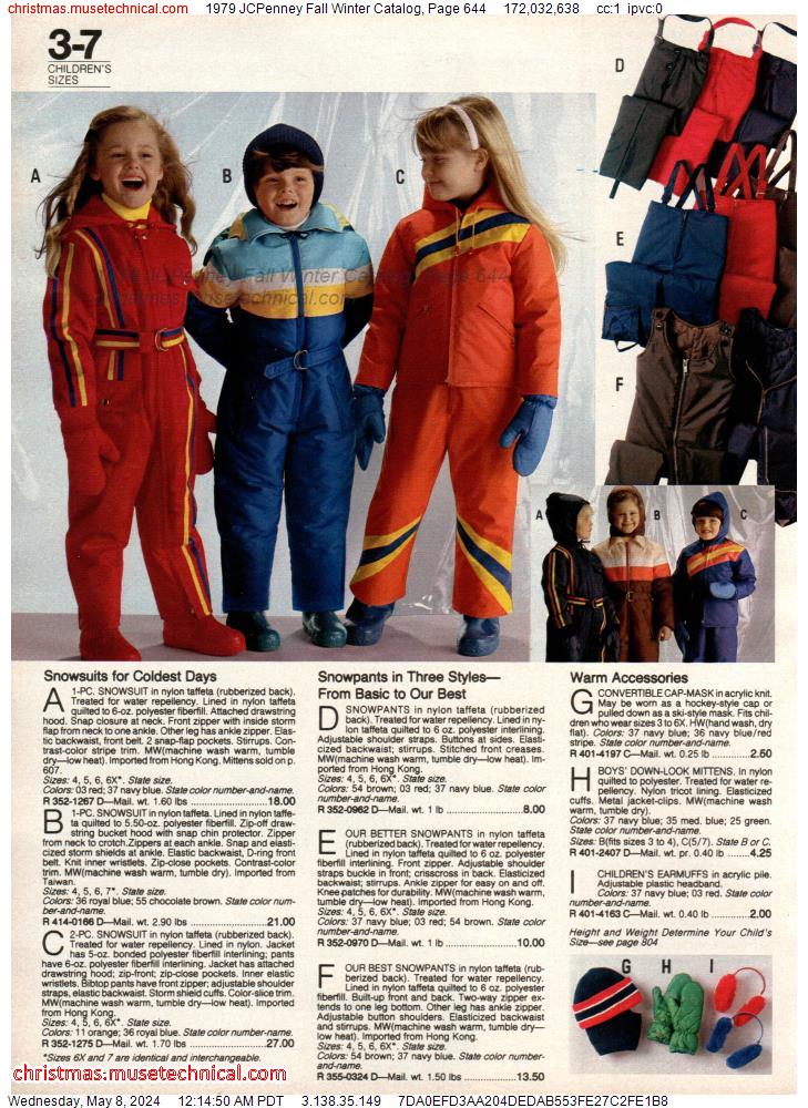1979 JCPenney Fall Winter Catalog, Page 644