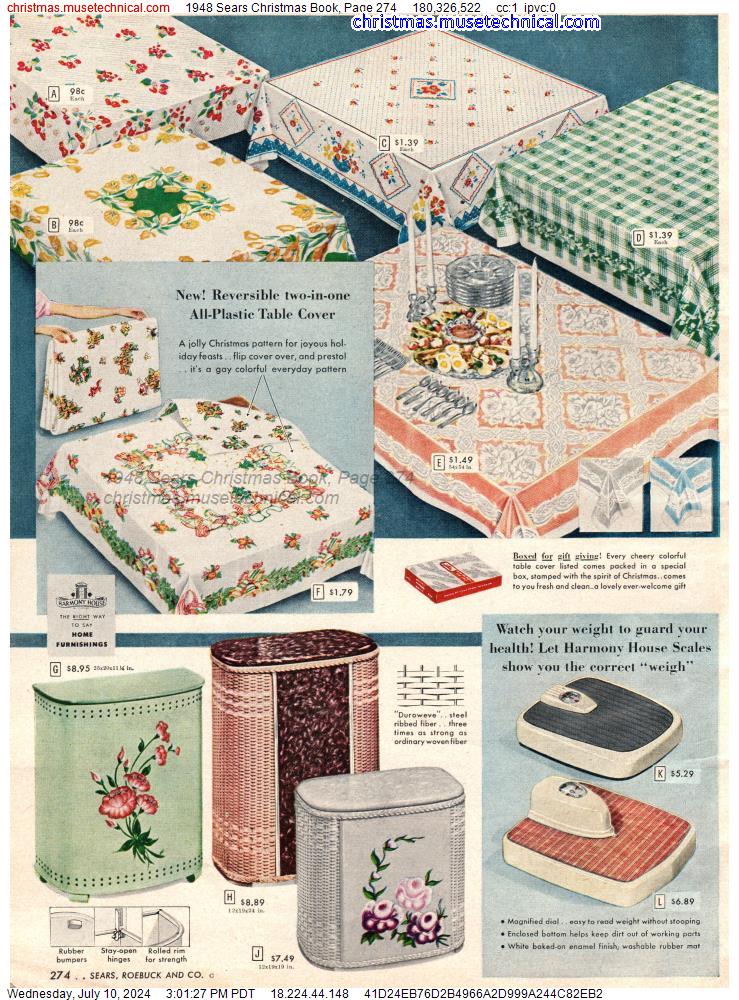 1948 Sears Christmas Book, Page 274