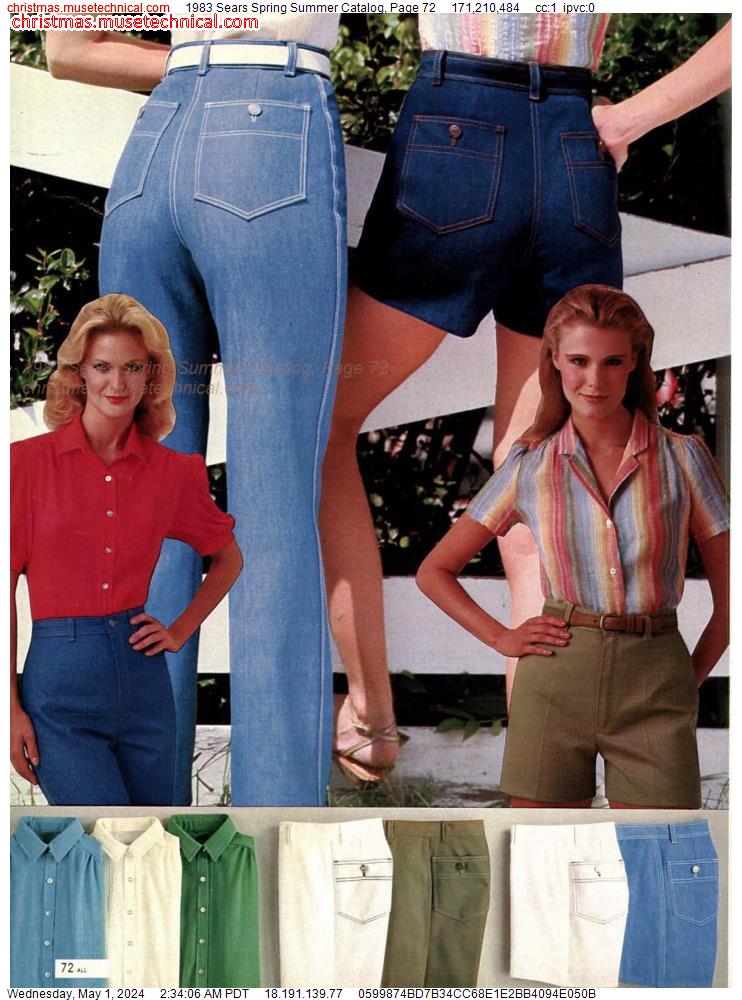 1983 Sears Spring Summer Catalog, Page 72