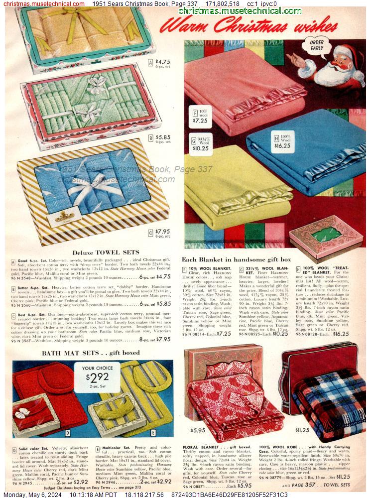 1951 Sears Christmas Book, Page 337