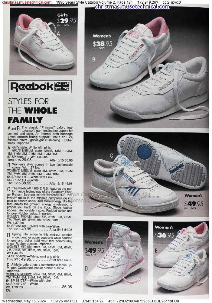 1990 Sears Style Catalog Volume 2, Page 124