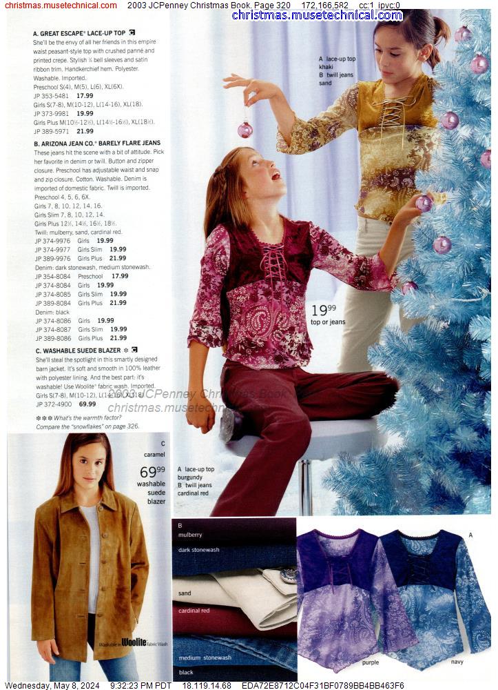 2003 JCPenney Christmas Book, Page 320