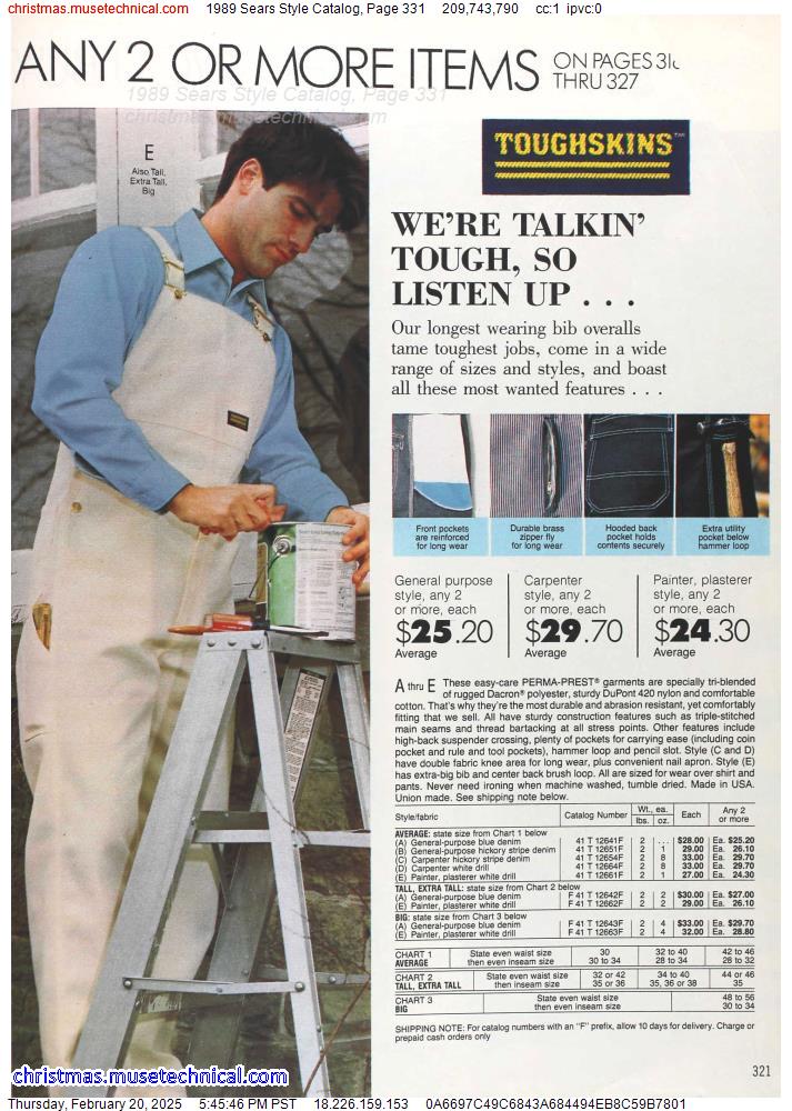 1989 Sears Style Catalog, Page 331