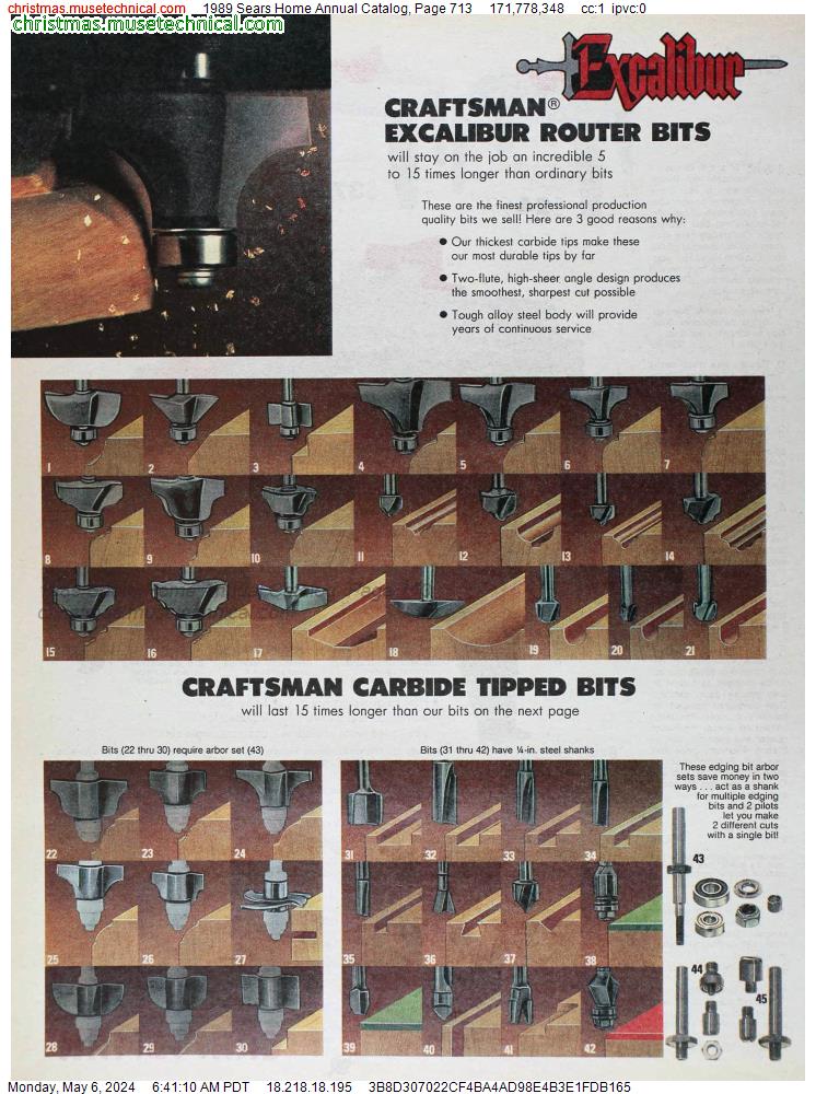 1989 Sears Home Annual Catalog, Page 713