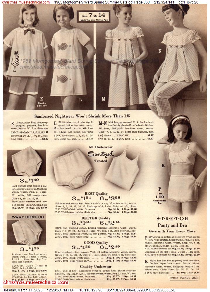 1965 Montgomery Ward Spring Summer Catalog, Page 363