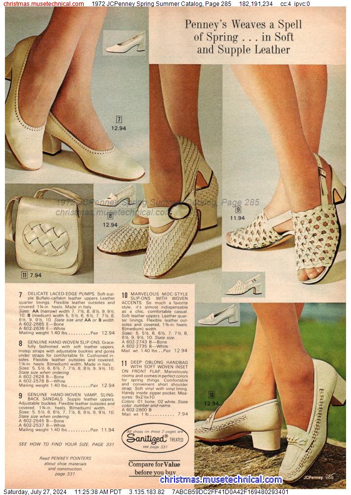 1972 JCPenney Spring Summer Catalog, Page 285